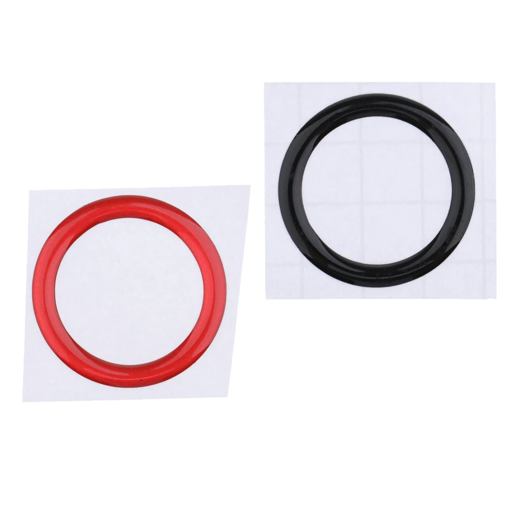 2pcs Keyless Engine Start Stop Button Ring Cover Sticker for bmw e90 e60 e70
