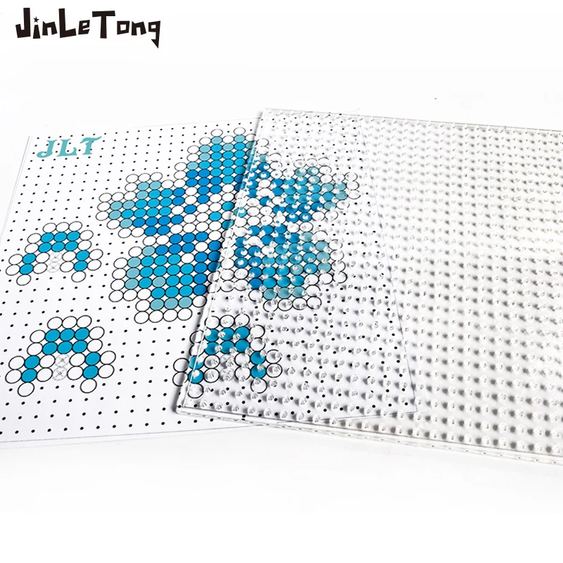3Colors Dreamcatcher Bluebell Bean Set Hama beads toy set 5mm Hama beads 3D puzzle DIY toys kids educational toys gift