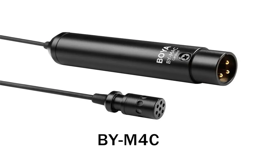 com conector cannão, cardioid xlr lavalier, microfone