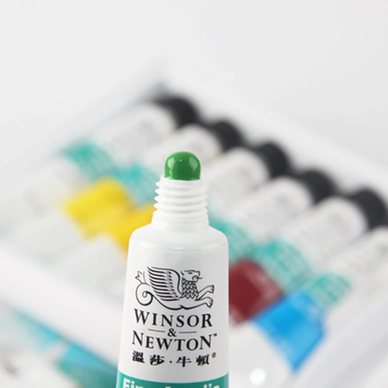 WINSOR& NEWTON 12/18/24 Цвета Профессиональный акриловый набор красок 10 мл ручной Краски светодиодные настенные Краски ing текстильная краска ярко Цветной