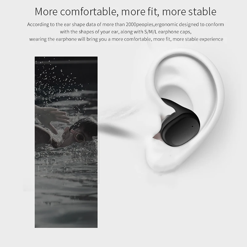 OTTWN Tws 4,1 HIfi Стерео Bluetooth Наушники Беспроводные спортивные наушники Тип Мини-накопитель костной проводимости s-9100 с зарядным устройством