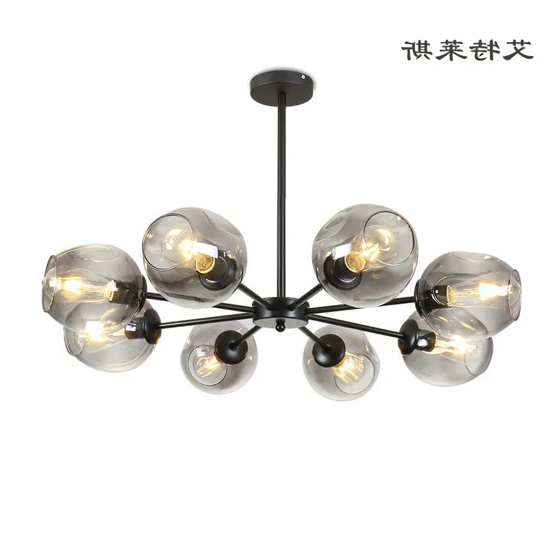 

Loft Modern Pendant Light Silver Gold Glass Ball Hanging Lamp Hanglamp Kitchen Light Fixture Dining Living Room Luminaire