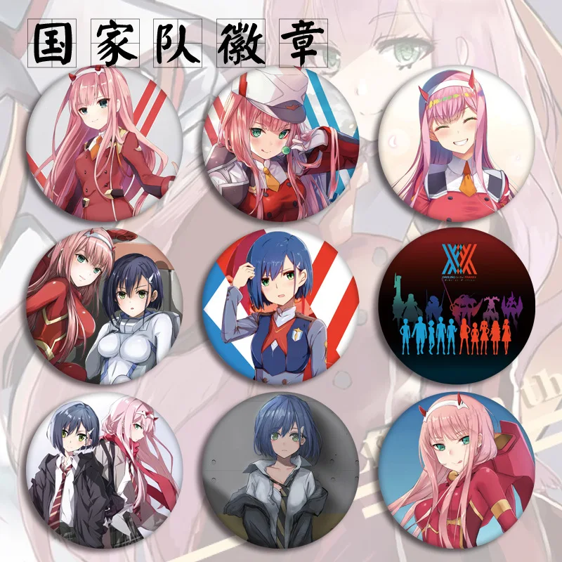 DARLING в FRANXX аниме значки на рюкзаке ноль два 02 значок булавке декоративные Броши