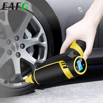 

120W Wireless Car Air Compressor Handheld USB Rechargeable Tire Inflator Digital Inflatable Pump Pressure Gauge Car Accessories