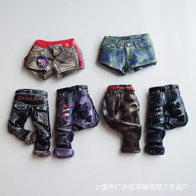 Imán de nevera de resión, chaqueta de tela, manualidades, pantalones, abrigo, cortos, decoración, adhesivo creativo, pasta para niños como DIY|Imanes de nevera| - AliExpress