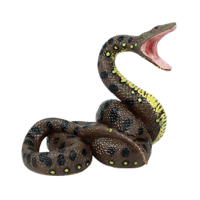 

Children'S Toy Snake Model Simulation Reptile Giant Python Big Python Wild Animal Snake Model