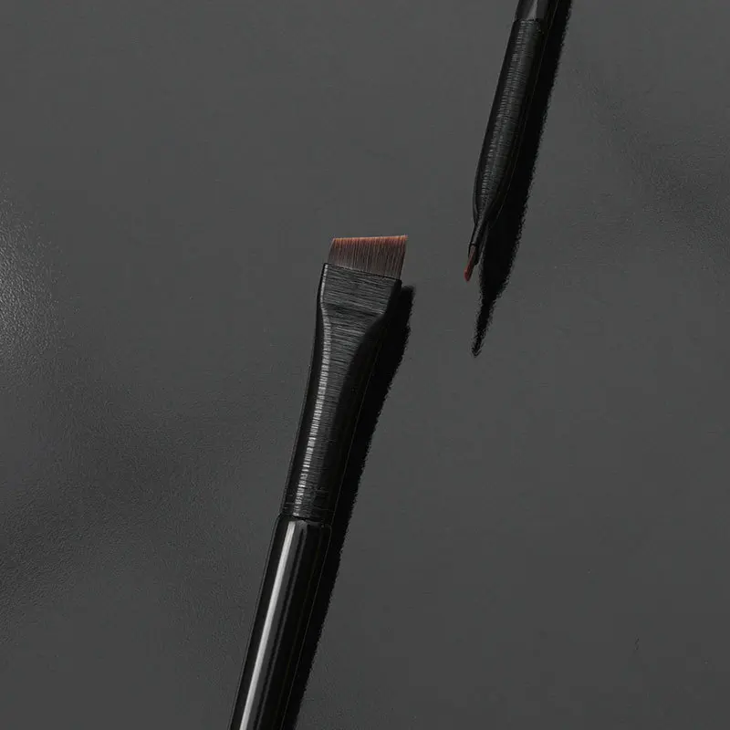 1pc Super Thin Angled liner Make up brush Eye brow Synthetic hair Makeup brushes Fine Eyebrow sharp cosmetic tools Professional