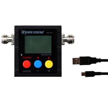 

Surecom SW-102S Digital VHF/UHF 125-525Mhz SO239 Connector Power & SWR Meter (SW102-S)
