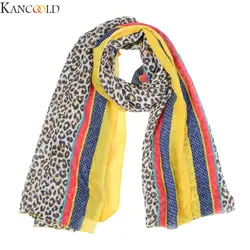 KANCOOLD Горячая Мода осень зима женские шифоновый шарф с принтом обертывание шаль на голову мягкий длинный шарф, шаль высокого качества