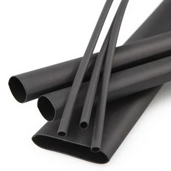 

5meters/lot diameter 4mm Heat Shrinkable Tube Shrink Tubing Wire Black
