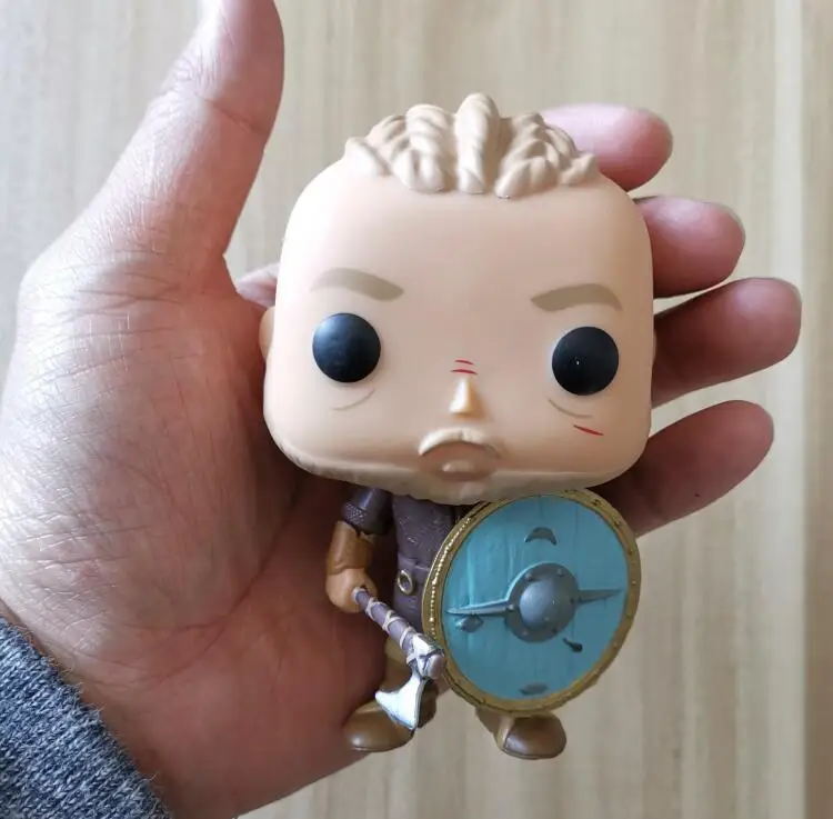 no retail box Funko Pop Vikings Ragnar Lothbrok 177& Lagertha 178 виниловые фигурки игрушки-модели Подарочные - Цвет: no retail box