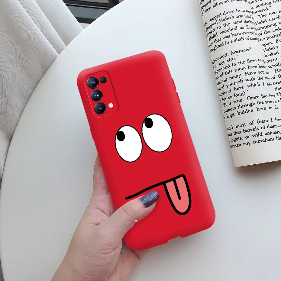 For Oppo Find X3 Lite CPH2145 Case Cute Cartoon Slim Silicone TPU Phone Cover For OPPO Find X3 FindX3 X 3 Lite Case Bumper 6.43" cases for oppo