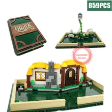 New Store Book Pop-up Book Fit City Girls Model Store Book Fit Legoings Technic Building Blocks Bricks 21315 Diy Toys Kid Gift new technic series red london bus fit legoings technic city bus model building blocks bricks diy toys 10258 gift kid toy