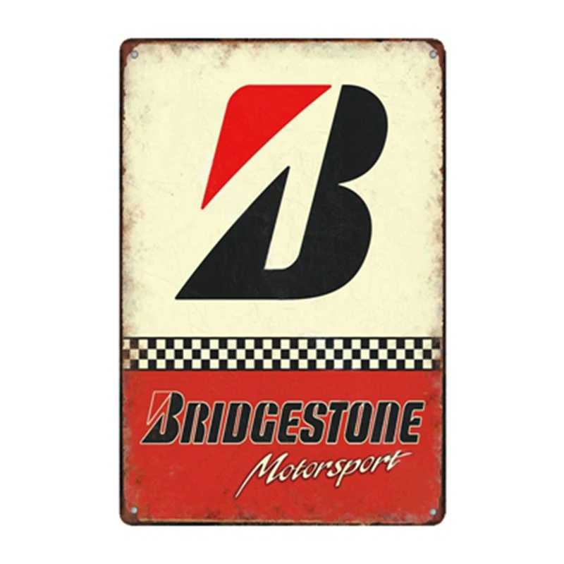 Motor Oil Signs Garage Metal Plaque Gas Station Tin Plate Retro Poster Home Decorative 20x30cm