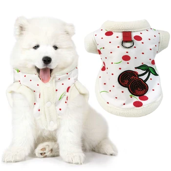 

Sequined Warm Dog Clothes Puppy Pet Cat Clothes Sweater Jacket Coat Winter Fashion Soft For Small Dogs Chihuahua XS-2XL
