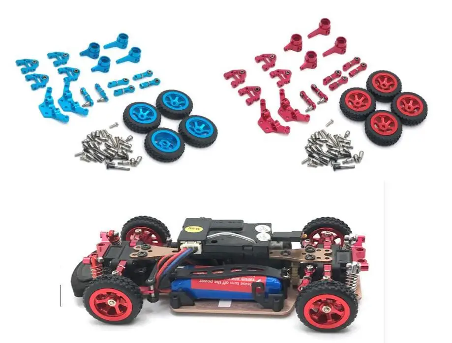 

WLtoys 1/28 машинка P929 P939 K969 K979 K989 Радиоуправляемая машина металлический обновленный комплект запасные части