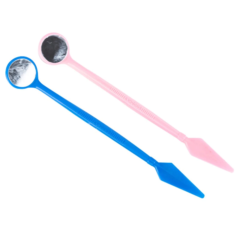1PCS  Dental Mirror Disposable Plastic Dental Mirror Dentist Tooth Cleaning Inspection Hygiene Tool Randomly