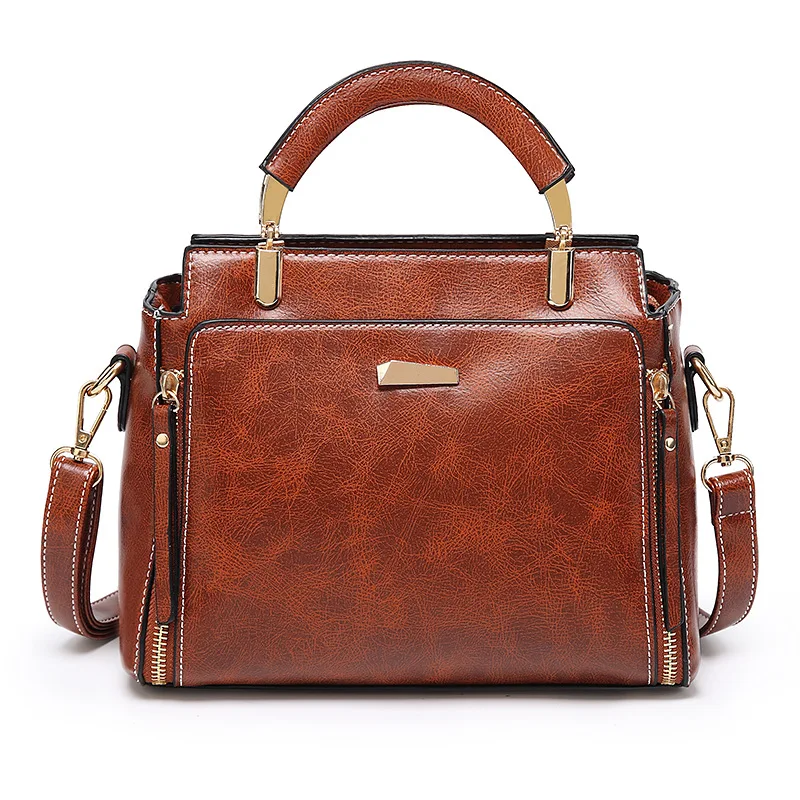 

trend 2019 leisurous womens bags leather satchel purses large tote soft crossbody messenger bag for girls geometric handbag