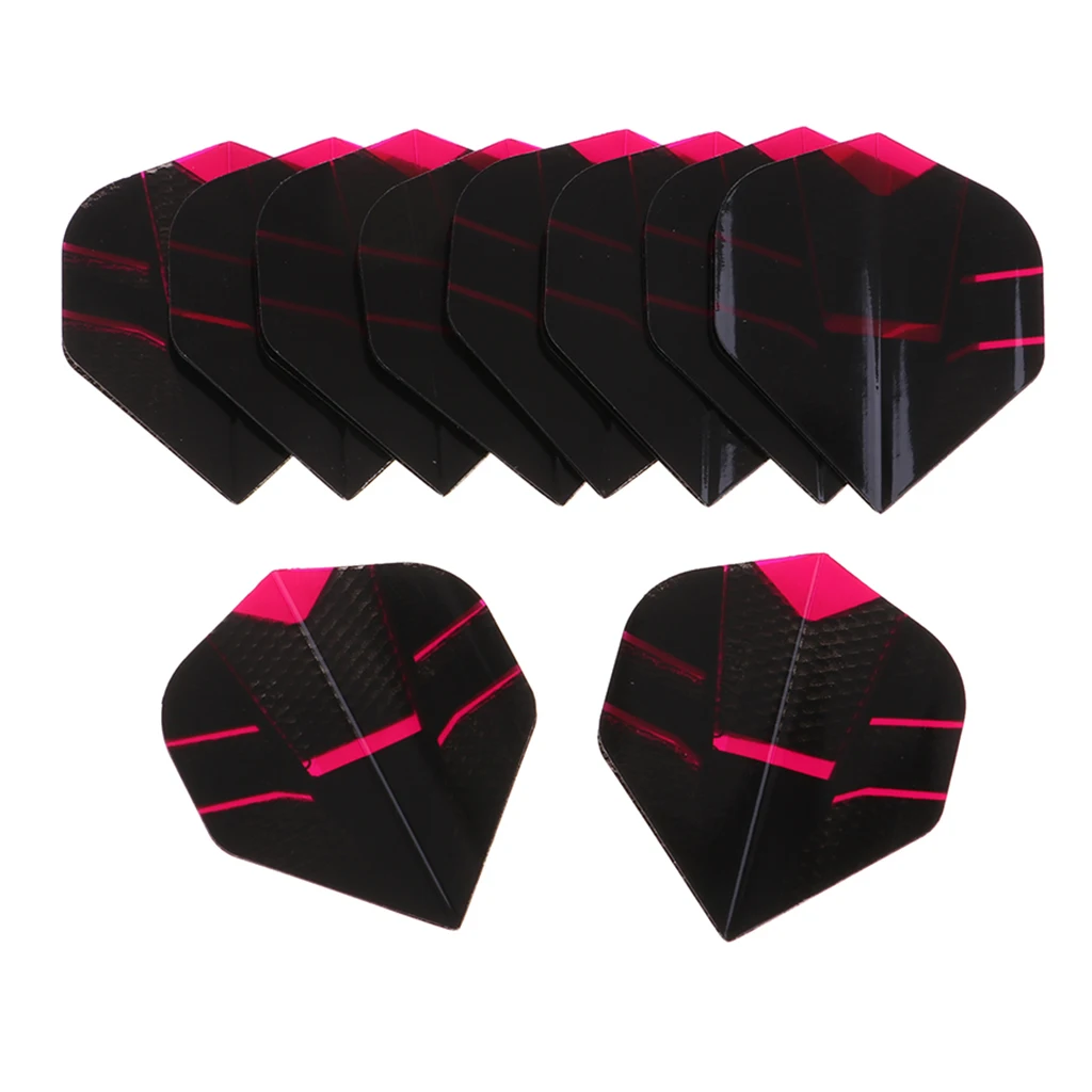 10Pcs Standard Shape Flights PET Extra Tough Thick Tail Accessories Dart Flights 10Pcs Standard Shape Flights PET Extra Tough Thick Tail Accessories Dart Flights