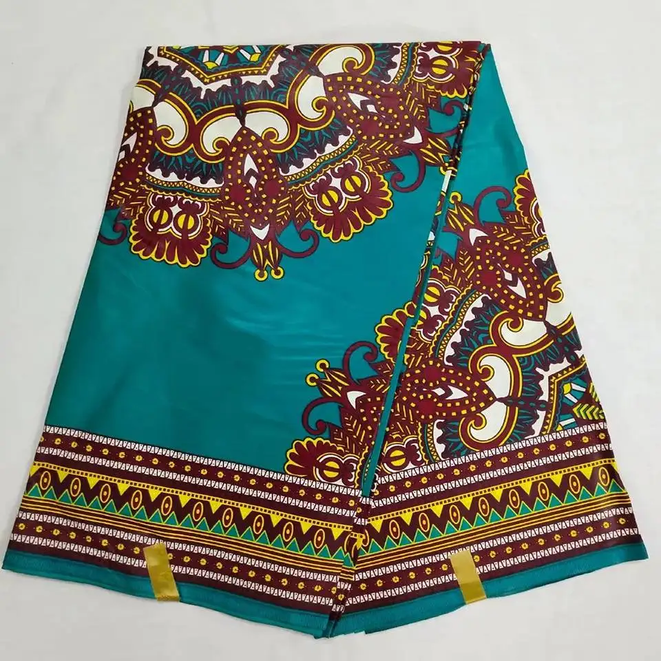 6 ярдов синяя африканская традиционная рубашка "Дашики" с принтом яванская воск Анкара африканская Angelina Печать Ткань NAW-46