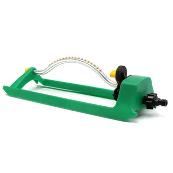 

18 Holes Adjustable Sprinkler Aluminum Oscillating Oscillator Water Garden Lawn