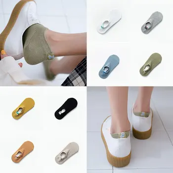 

Women Socks Cotton Funny Heel dogs cats Low Cut Ankle Socks Sports Men Slippers Short Sock Couple invisible sox Absorb sweat