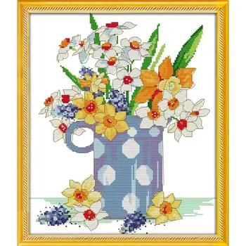 

Joy Sunday Cross Stitch Kits Embroidery Needlework Set DMC 11&14CT Cross Stitch Kits Needle Crafts DIY Handmade Gifts Home Decor
