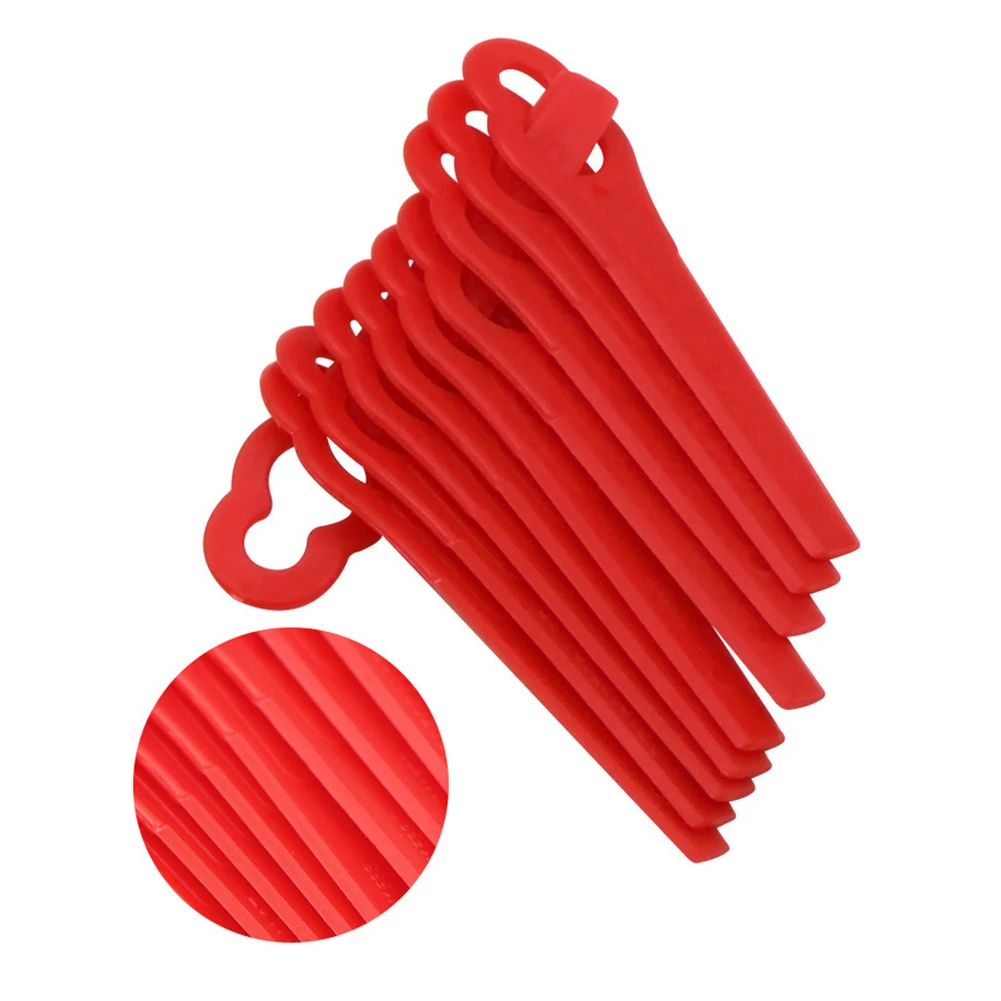 100Pcs Swing Plastic Blade Pendants Cordless Grass Trimmer for Florabest Cordless Grass Trimmer Brushcutter Garden Tools 100Pcs Swing Plastic Blade Pendants Cordless Grass Trimmer for Florabest Cordless Grass Trimmer Brushcutter Garden Tools
