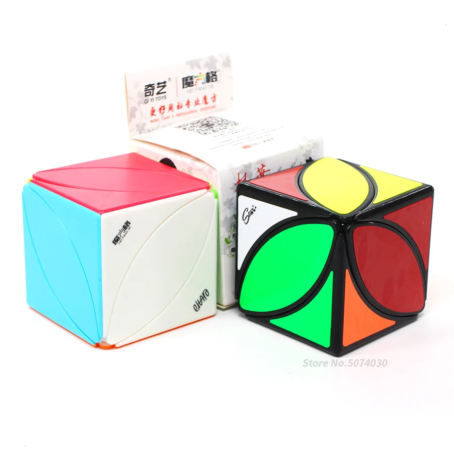 Qiyi mofangge Leaf Line Cube Ivy Fengye Twist Cube головоломка странная форма Куб обучающий игрушки Cubo Magico подарок