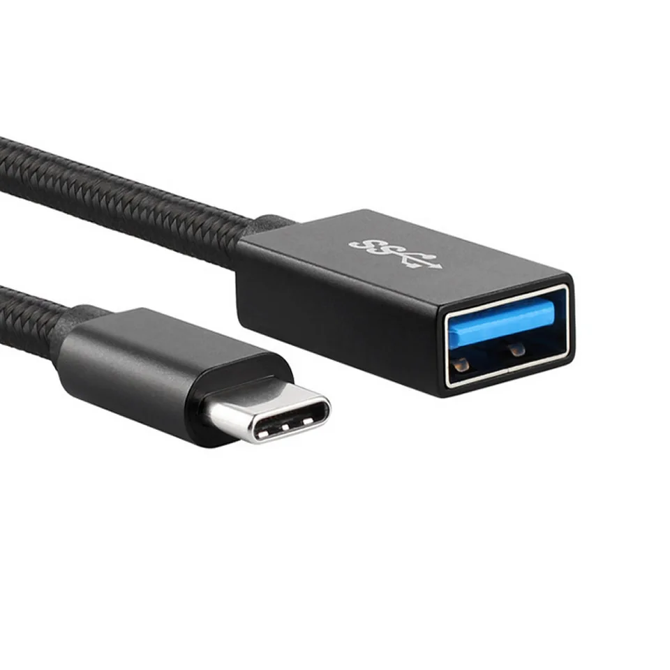 Кабель адаптер OTG с разъемами USB 3 1 и 0 12 см|Кабели передачи данных| |