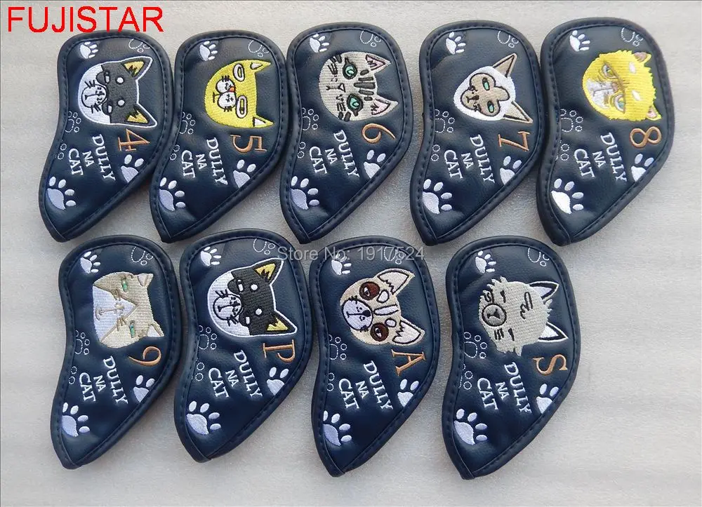 FUJISTAR GOLF DULLY NA CAT аксессуары для гольфа железная оболочка Набор чехлов # 4 9PAS/набор
