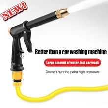 

Portable High-pressure Water Gun for Cleaning Car Wash Machine Garden Watering Hose Nozzle Sprinkler Foam Water Gun