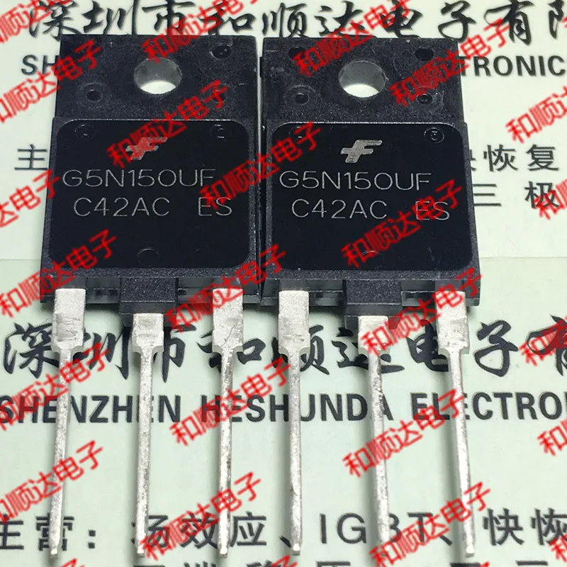 10 шт./лот SGF5N150UF G5N150UF спот TO-3PF 1500V 5A