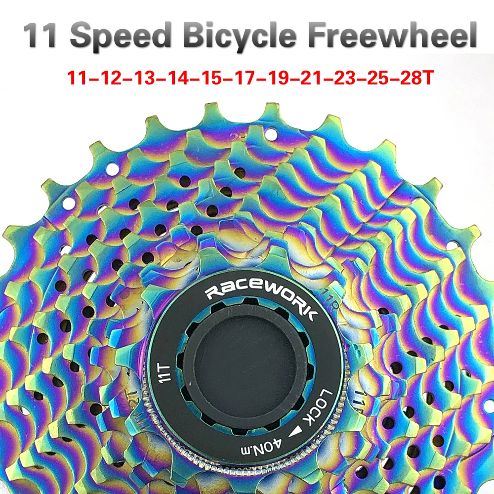 Горный велосипед Freewheel 11 скоростная кассета Rainbow 11-28T дорожный Cogs MTB роторная