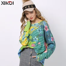 *#Best Price XIKOI Winter Flowers Print Sweater Women Pullovers Knitted O-Neck Jumper Women Oversized Warm Sweaters High Elastic Pull Femme *#Best Price XIKOI Winter Flowers Print Sweater Women Pullovers Knitted O-Neck Jumper Women Oversized Warm Sweaters High Elastic Pull Femme