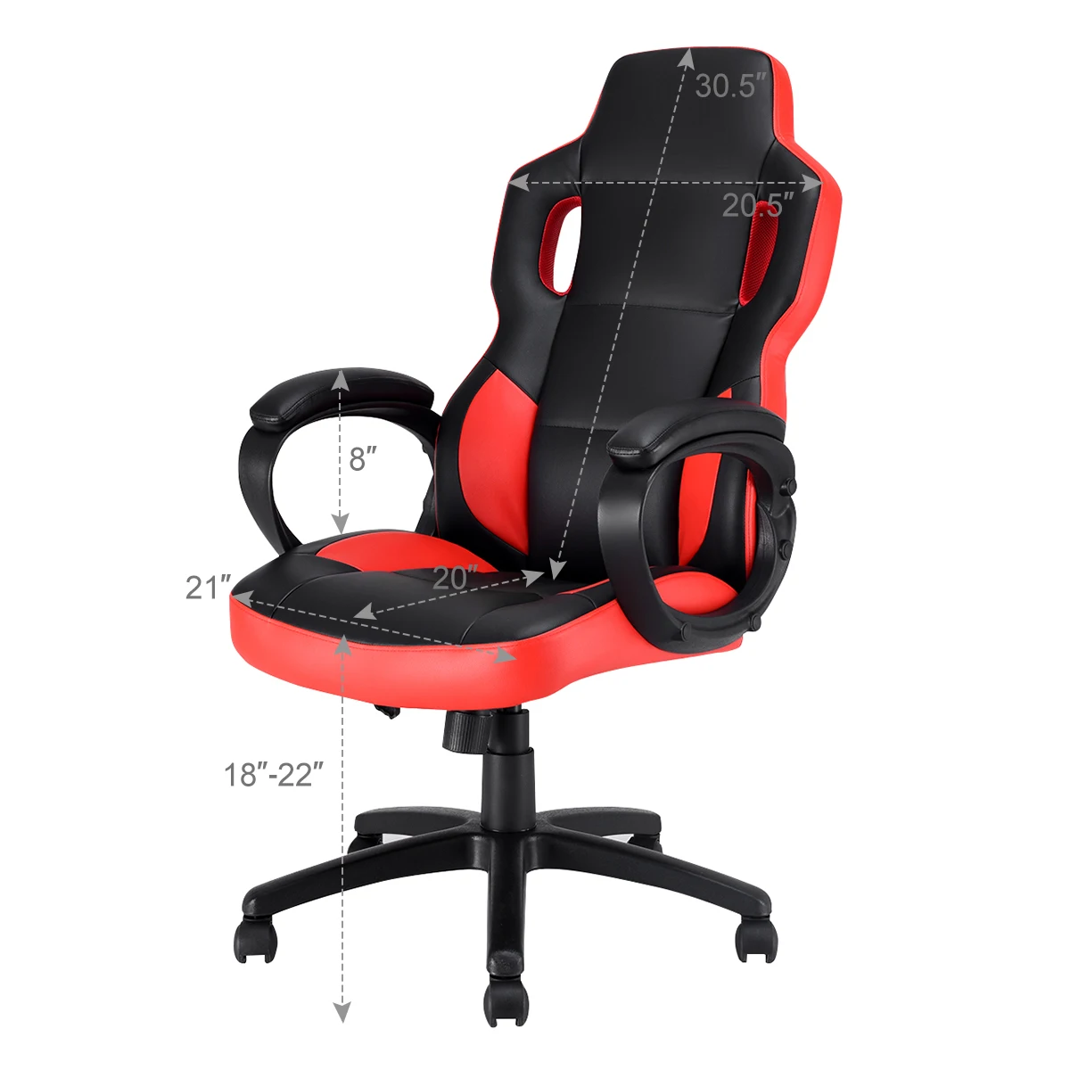  Costway Gaming Chair Executive Office Chair Racing Style Swivel Desk Task Computer Chair