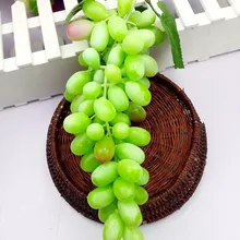 Модель искусственных фруктов реквизит украшение имитация винограда фрукты искусственный виноград лист моделирование изюм домашний декор