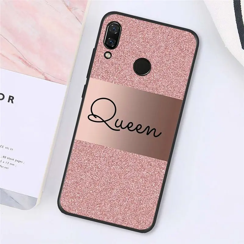 Gold Rose Glitter Love