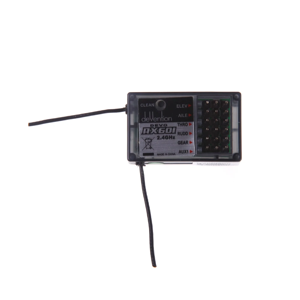 

Hot Walkera 2.4GHz 6CH Standard Receiver RX601 for Devention DEVO 6 7 8 10 12 TX Remote Transmitter RC Helicopter Quadcopter F18