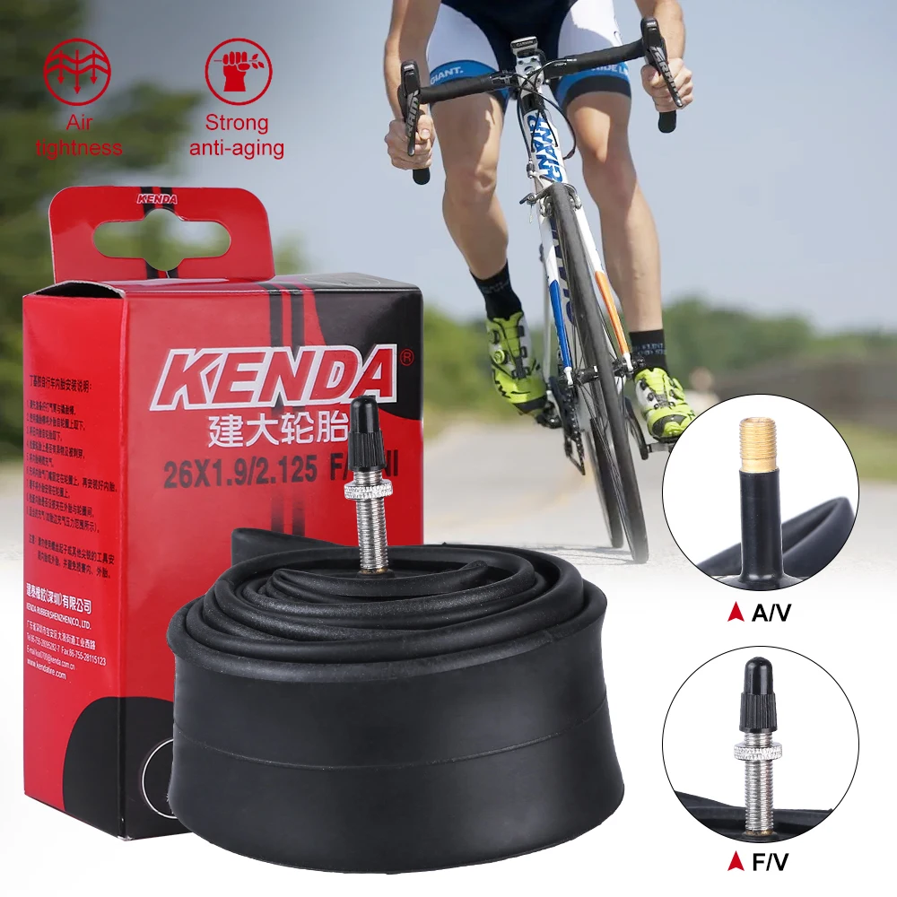 KENDA MTB Bike Inner Tube For Mountain Road Bike Tyre Butyl Rubber