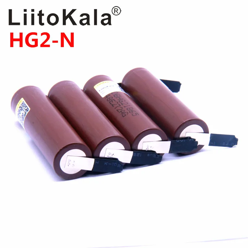 8 шт. батарея LiitoKala HG2 18650 3000 мАч разряд 3 6 В 20 А специальный высокой мощности +