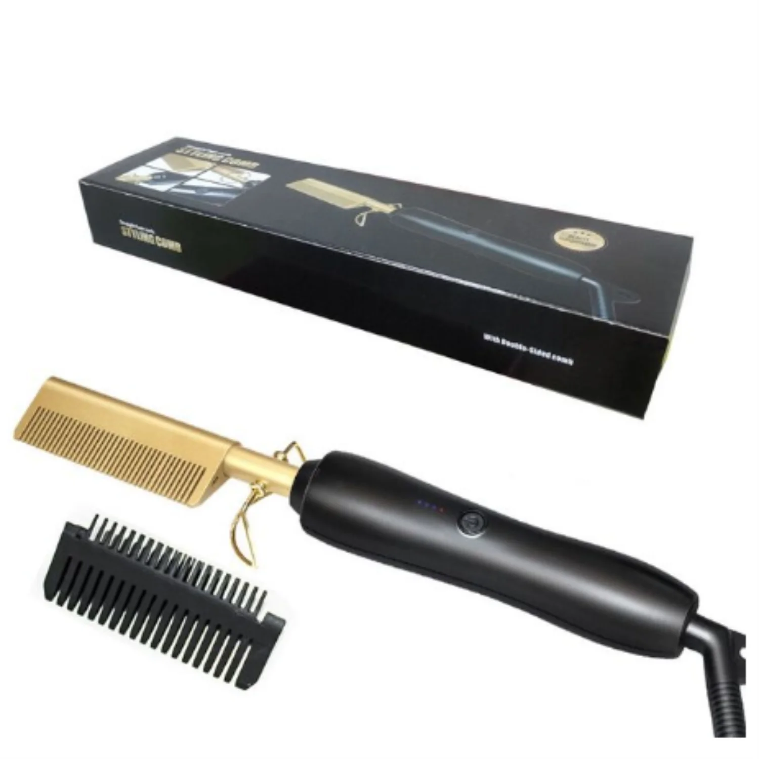 Hair Straightener Straight Styler Hot Heating Comb Flat Irons Straightening Brush Corrugation Curling Iron Curler |