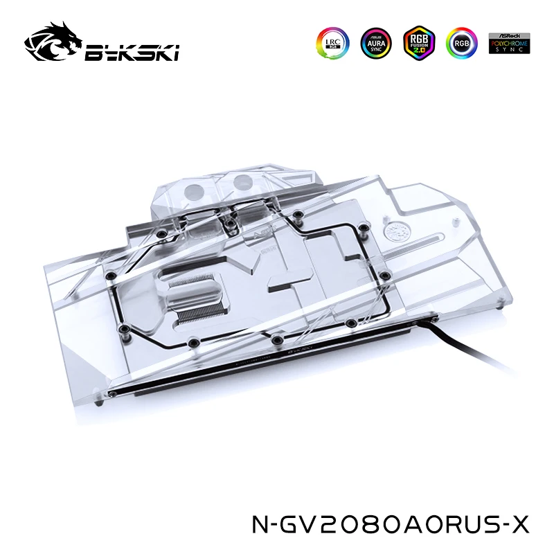 Водяной блок Bykski для Gigabyte AORUS RTX2080 XTREME 8G медный радиатор RTX2070 N-GV2080AORUS-X | Компьютеры