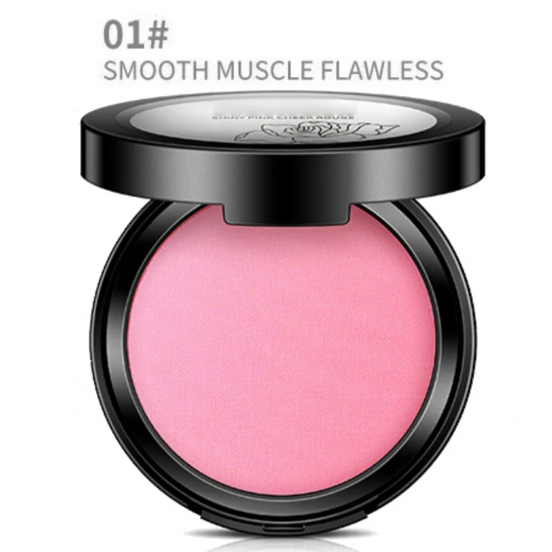 4 Colors Blush Red Nude Makeup Waterproof Long-lasting Natural Brightening Complexion Cushion Blush Makeup R1 - Цвет: 01
