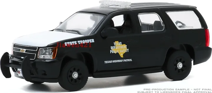 GreenLight 1:43 2010 Chevrolet Tahoe черно-белые игрушечные автомобили из сплава металлические