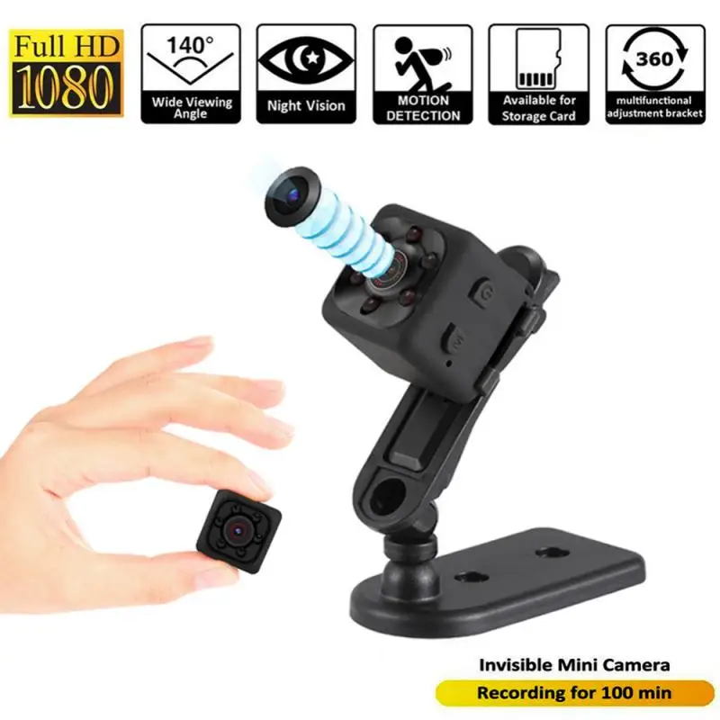 

Mini Camera Wireless WiFi HD 1080P Portable Cube Camera Mini Security Camera Night Vision Motion Detection 64G Camera