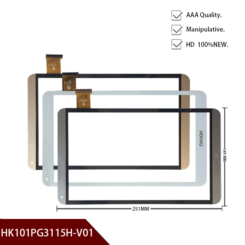 

Новый сенсорный экран Witblue для планшета 10,1 дюйма L20170106 HK101PG3115H-V01 RX18 TX28, дигитайзер, сенсор, запасные части, стекло