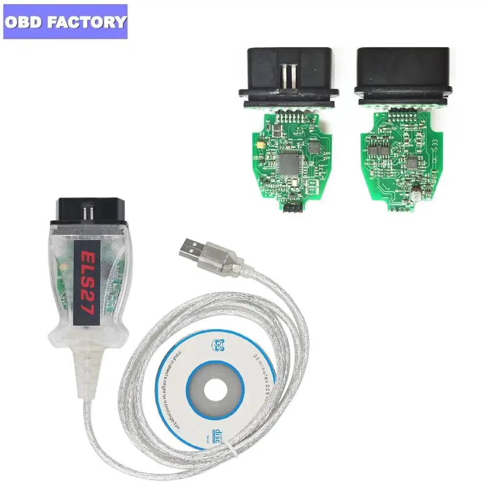 

ELS27 PIC24HJ128GP FTDI OBD2 Diagnostic Cable Support ELM327 J2534 focom ELS27 FORScan Scanner For Ford/Mazda/Lincoln/Mercury