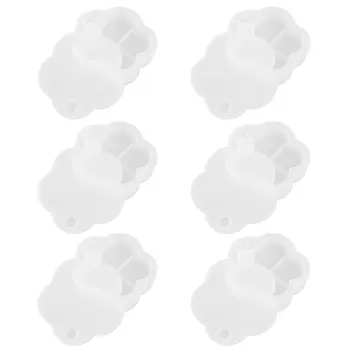 

6Pcs Silicone Mold Useful Creative Epoxy Mould DIY Tools Ornaments Mold Storage Box Mold DIY Craft Mold for Home
