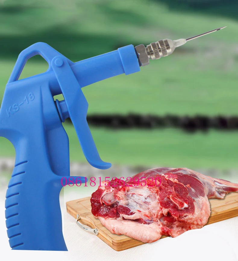 

Electric taste of injection needle Turkey pork bbq steak meat sauce syringe marinated accessory kitchen spice tool